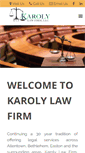 Mobile Screenshot of karolyfirm.com